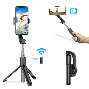 APEXEL Telefón Stabilizátor ExtendableTablet Statív pre Mikrofón, LED, Video Vyplniť Svetla Selfie Stick Vlog Smartphone SLR Statív