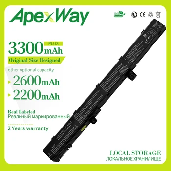 Apexway A41N1308 A31N1319 Notebook Batéria pre Asus X551M X451 X551 X451C X451CA X551C X551CA Série 0B110-00250100 3300 mAh