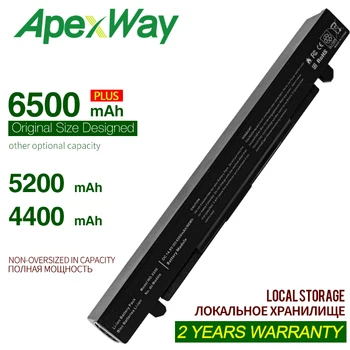 ApexWay Notebook Batéria Pre Asus A41-X550 X550C X452E X450L A41-X550A X550 A450 A550 F450 R409 R510 X450 F550 F552 K450 K550 P450
