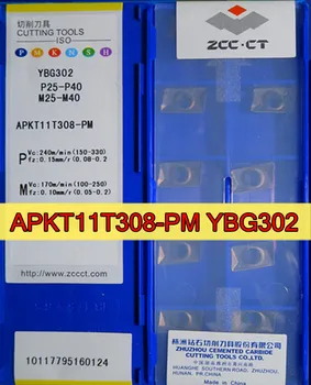 APKT11T308 APKT160408 PM YBG202 YBG212 YBG205 YBG302 YB9320 originálne Zcc.ct Karbidu vložiť
