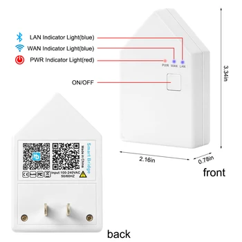 APP Haodeng Bluetooth Oka RGB+SCS Dotykový Panel / WIFI Smart Most / Diaľkový ovládač pre FVTLED Palube Svetlá Žiarovky Nadol Svetlá