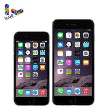Apple 4.7 palcový iPhone 6 & 5.5 palcový iPhone 6 Plus Originál iOS 4G LTE 1GB RAM 8MP Dual-Core A8 Odtlačkov prstov Odomknutý Mobilný Telefón