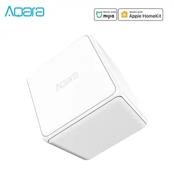 Aqara Magic Cube Radič Zigbee Verzia Riadený Šesť Akcie Pre Smart Home Zariadenie pracovať s mijia mi domov app