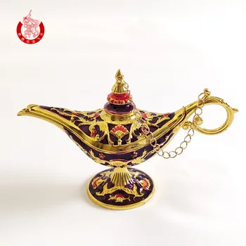 Arabské Malé Dekorácie Luxusné Aladdin je svetlo Zlaté Figúrky Remesiel Tvorivé Stolové Dekorácie Decoracion Hogar Domova DA60B