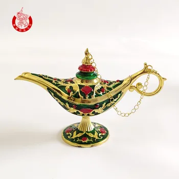 Arabské Malé Dekorácie Luxusné Aladdin je svetlo Zlaté Figúrky Remesiel Tvorivé Stolové Dekorácie Decoracion Hogar Domova DA60B