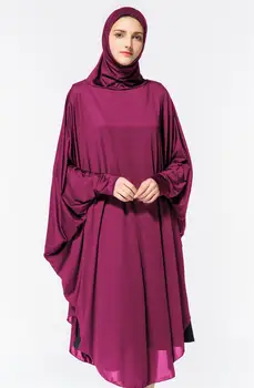 Arabské Moslimské Ženy Modlitba Odev Bat Rukávom S Kapucňou Uctievanie Thobe Šaty Modlitba Blízkom Východe Župan Islamskej Abaya Modlite Sa, Hidžáb Oblečenie