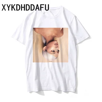 Ariana Grande T Shirt Ženy/muži Streetwear Grafické Ulzzang Tričko Harajuku Top Tričko T-shirt Žena/muž Kawaii Femme Tumblr