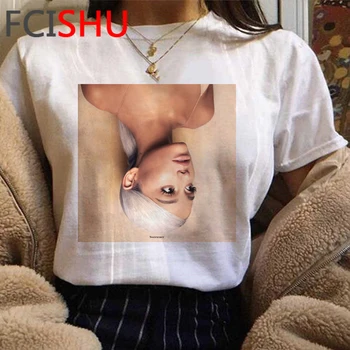 Ariana Grande Ďakujem,next Tričko Ženy Dropshipping Legrační Karikatúra Tričko Estetické 7 Krúžky T-shirt Hip Hop Top Tees Žena