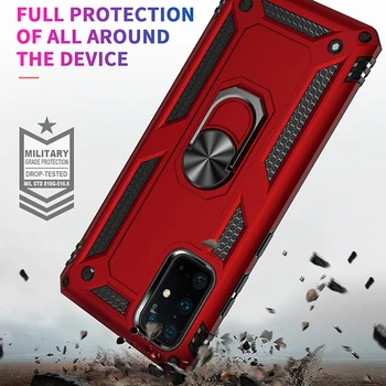 Armor Shockproof puzdro Pre Samsung Galaxy Note 20 Ultra S20 FE S21 Plus 5G A02S A41 A51 A71 A32 A52 A72 Magnetické Auto Stojí Kryt
