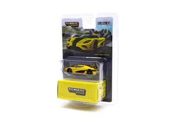 Asfaltovú Diel 1:64 Kupi Agera RS žltá Diecast Model Auta