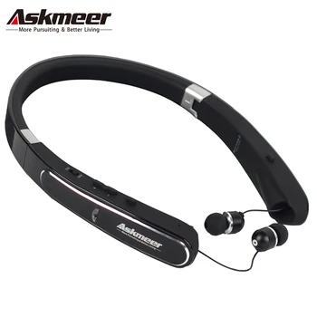 ASKMEER Bluetooth Slúchadlá Bezdrôtové Neckband Športové Slúchadlá In Ear Headset s Mikrofónom Handsfree pre iPhone Xiao