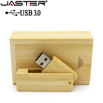 ASTER USB 3.0 drevené usb+box USB flash disk kl ' úč 64 GB 16 GB 32 GB 4 GB fotografovanie svadobné dary 1PCS zadarmo vlastné logo