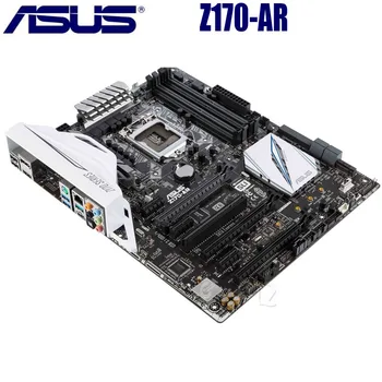 Asus Z170-AR Doske LGA 1151 6. Core i7/i5/i3 doske DDR4 Pretaktovaní PCI-E 3.0 M. 2 64GB Ploche Pôvodného Z170 AR Používané