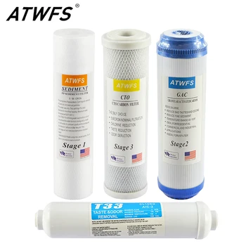 ATWFS 4 Etapy Vodný Filtračný Systém s Tonerom Čistička 10