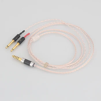 Audiocrast 4.4 mm Vyvážené Konektor na 2x2.5MM 8cores Slúchadlá, Kábel Audio Upgrade Kábel Pre OPPO PM01 PM02