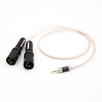 Audiocrast Hifi 2,5 mm TRRS Vyvážené na 2 XLR Kábel Pre Astell&Kerna AK100II,AK120II,AK240, AK380,AK320,DP-X1
