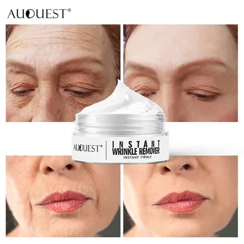AuQuest Instant Anti-Wrinkle Krém na Tvár Šesť peptidy Anti-aging Hydratačné Odstrániť Fineline 5 Sekúnd Pevne Krém Starostlivosť