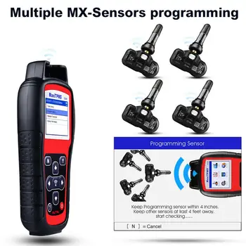 Autel MaxiTPMS TS508 TPMS Nástroj s MX Snímač Auto Diagnostic Tool Kit, TS508K monitorovanie tlaku v pneumatikách Systém Senzor Program MX-snímače Správania TPMS