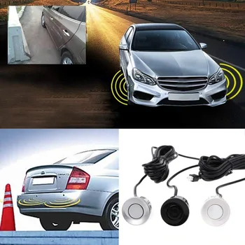 Auto Auto Reverse Pomoc Zálohy Radarový Systém s 4 Parkovacie Senzory Vzdialenosť Detekcie + LED Vzdialenosť Displej + Zvukové Upozornenie