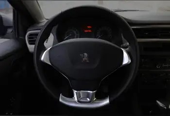 Auto auto sedan kryt Pre Peugeot 301 - 2019 ABS pochrómovaný volant nálepky výbava auto príslušenstvo