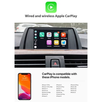 Auto Bezdrôtový pre Carplay Aktivátor Android Rozhranie Auto pre BMW NBT F10 F20 F30 X1 X3 X4 X5 X6 F48 F25 F26 F15 F56 MINI Série