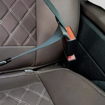 Auto Bezpečnostné pásy, Pracky Pásu Univerzálnym bezpečnostným pásom Extender Rozšírenie Klip Alarm Zátka Držiteľa Karty Black 2ks Z014