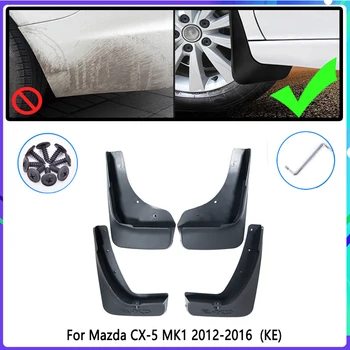 Auto Blato Klapky pre Mazda CX-5 2012~2016 MK1 KE CX5 CX 5 2013 Blatníka Splash Stráže Blatník Mudflaps Auto Príslušenstvo