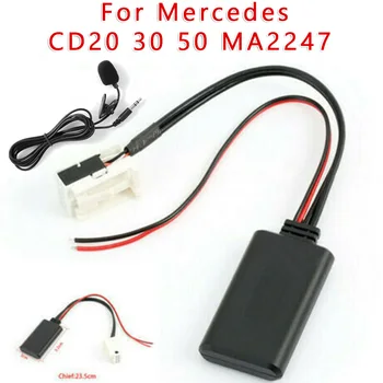Auto Bluetooth Audio Adaptér Aux MIC Kábel W/ Mikrofón Pre Mercedes W245 W203 W209 Auto Príslušenstvo