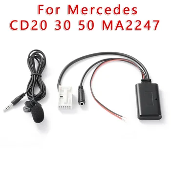 Auto Bluetooth Audio Adaptér Aux MIC Kábel W/ Mikrofón Pre Mercedes W245 W203 W209 Auto Príslušenstvo