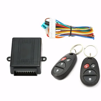 Auto Centrálnych Dverí Zamky Auto Keyless Entry System Tlačidlo Štart Stop Keychain Strednej Súprava Universal Auta 12V