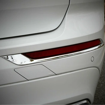 Auto Chrome ABS Zadné Hmlové Svetlo Lampy Viečka Kryt Výbava Dekoratívne pre Volvo XC60 2018
