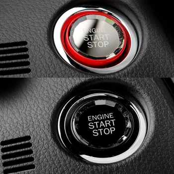 Auto Crystal Styling Štart Stop Motora Vymeňte Kryt Spínača Pre Lexus IS250 RX350 ES350 IS350 LX NX GS Interiérom Accssories