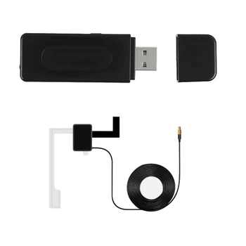 Auto DAB+ Anténa s USB Adaptér Prijímač pre Android Auto Stereo Prehrávač podporuje DAB pásmo III 174.0 MHz-239.0 MHz