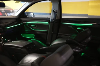 Auto Dekoratívne Svietidlo Pre BMW série 5 F10 F11 F18 2010-2018 Auto Neon Interiérové Dvere Okolitého Osvetlenia Automaticky LED Pásy, 9-farba