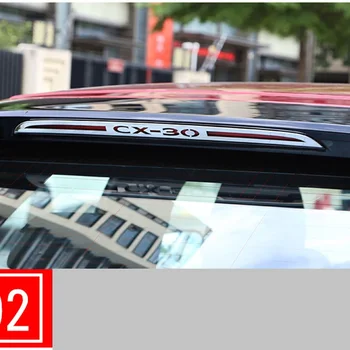 Auto Diely Pre Mazda CX30 2020 Nehrdzavejúcej Ocele Zadné Brzdové Svetlo Dekoračné Kryt Nálepky Brzdové Svetlo Nálepky Dekoratívne Modelovanie