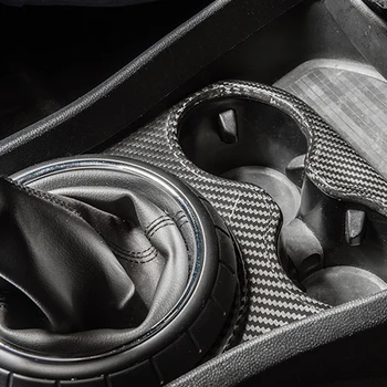 Auto interior styling regulačné zariadenia panelu z uhlíkových vlákien dekoratívny kryt Pre BMW MINI COOPER S F54 F60 upravený príslušenstvo