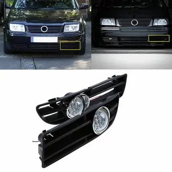 Auto LED Foglamp Prednej Mriežky Na VW Bora, Jetta MK4 1999-2007 1 Pár
