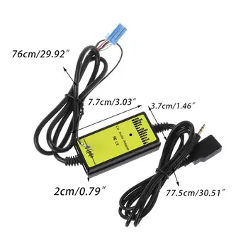 Auto MP3 Audio Rozhranie, CD Adaptér Meniča AUX SD, USB Dátový Kábel Mini 8P