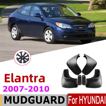 Auto Mudflaps Na Hyundai Elantra HD 4. 4 Gen 2010 2009 2008 2007 Blatník Mud Guards Klapka Splash Klapky Blatníky Príslušenstvo