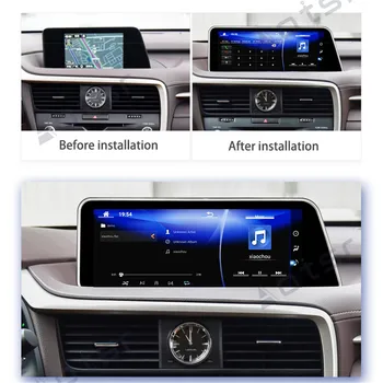 Auto Multimediálny Prehrávač Stereo Radi NAVI 4+64GB Android 10.0 Obrazovky pre Lexus RX RX200t RX300 RX350 RX400h RX450h 2016-2018 IPS
