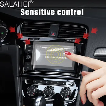 Auto Nano Tvrdeného Skla GPS Navigácie Screen Protector Pre Volkswagen VW Golf 7 2018 Auto Tvrdené Sklo Ochranné Príslušenstvo