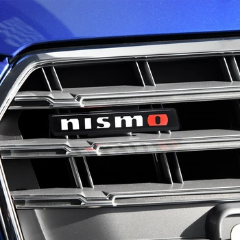 Auto nálepky prednej mriežky znak LED dekoratívne osvetlenie pre Nismo Nissan Qashqai krčma pri ceste X-trail Tiida Teana Auto styling
