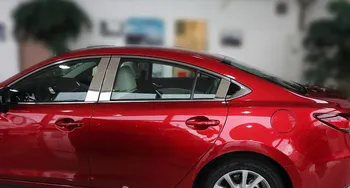 Auto okno orezania pilier výbava pre Mazda 6,z nehrdzavejúcej ocele,6pcs/veľa