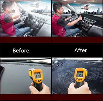 Auto Panel Kryt Mat Pad Dash DashMat slnečník Nástroj Koberec Príslušenstvo Pre Lexus ES350 ES300h 2013 2016-2018