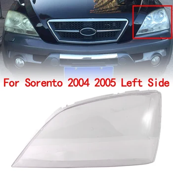 Auto Prednej Strane Svetlometu Jasné Objektívu Tienidlo Lampy Shell Kryt pre KIA Sorento 2004 2005
