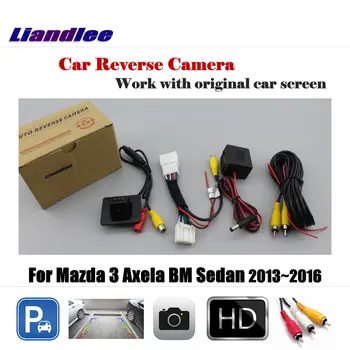 Auto Reverse Parkovacia Kamera (6V) Pre Mazda 3 Mazda3 Axela BM/BN Sedan 2013 2016 2017 Nie je Fit BK Zadnej Kamery Príslušenstvo