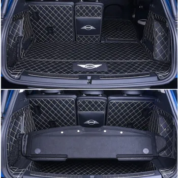 Auto Rohož batožinového priestoru Pre BMW MINI ONE Cooper R55 R56 F54 F55 F56F60 R60 Kožený Pásik KRAJANA CLUBMAN HATCHBACK Auto Príslušenstvo