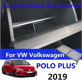 Auto Rukavice Interval Box Úložný Co-pilot Rukavice Box Interval Rukavice Pre VW Volkswagen Polo PLUS 2019 Box Oddelenie Príslušenstvo