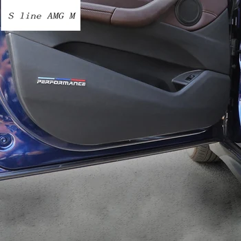 Auto Styling Dvere Proti Kick Pad Ochrany mat dekorácie Kryt Nálepky výbava Pre BMW X3 G01 pre M Šport Interiéru Auto Príslušenstvo