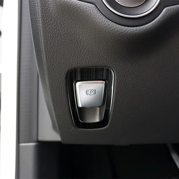 Auto Styling Elektronickej ručnej brzdy Rám Dekorácie Kryt Výbava Pre Mercedes Benz C Trieda W205 GLC X253-2020 Nehrdzavejúcej Ocele